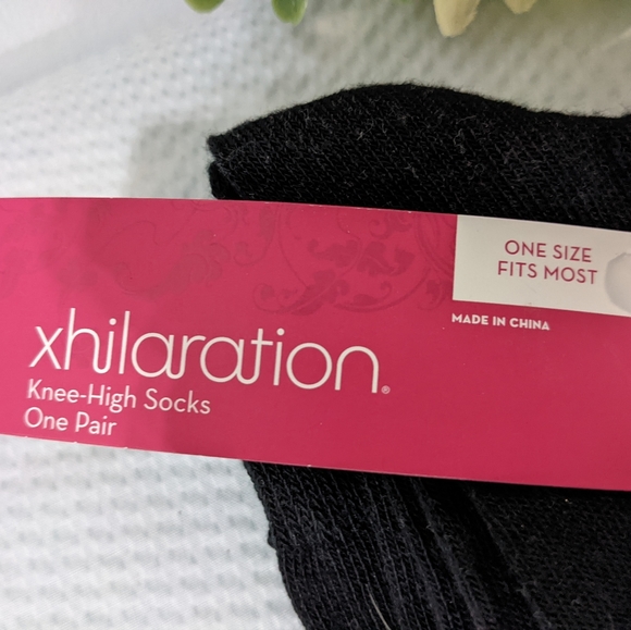 2 Pair Xhilaration Boot Knee Socks NEW Target - Picture 3 of 8
